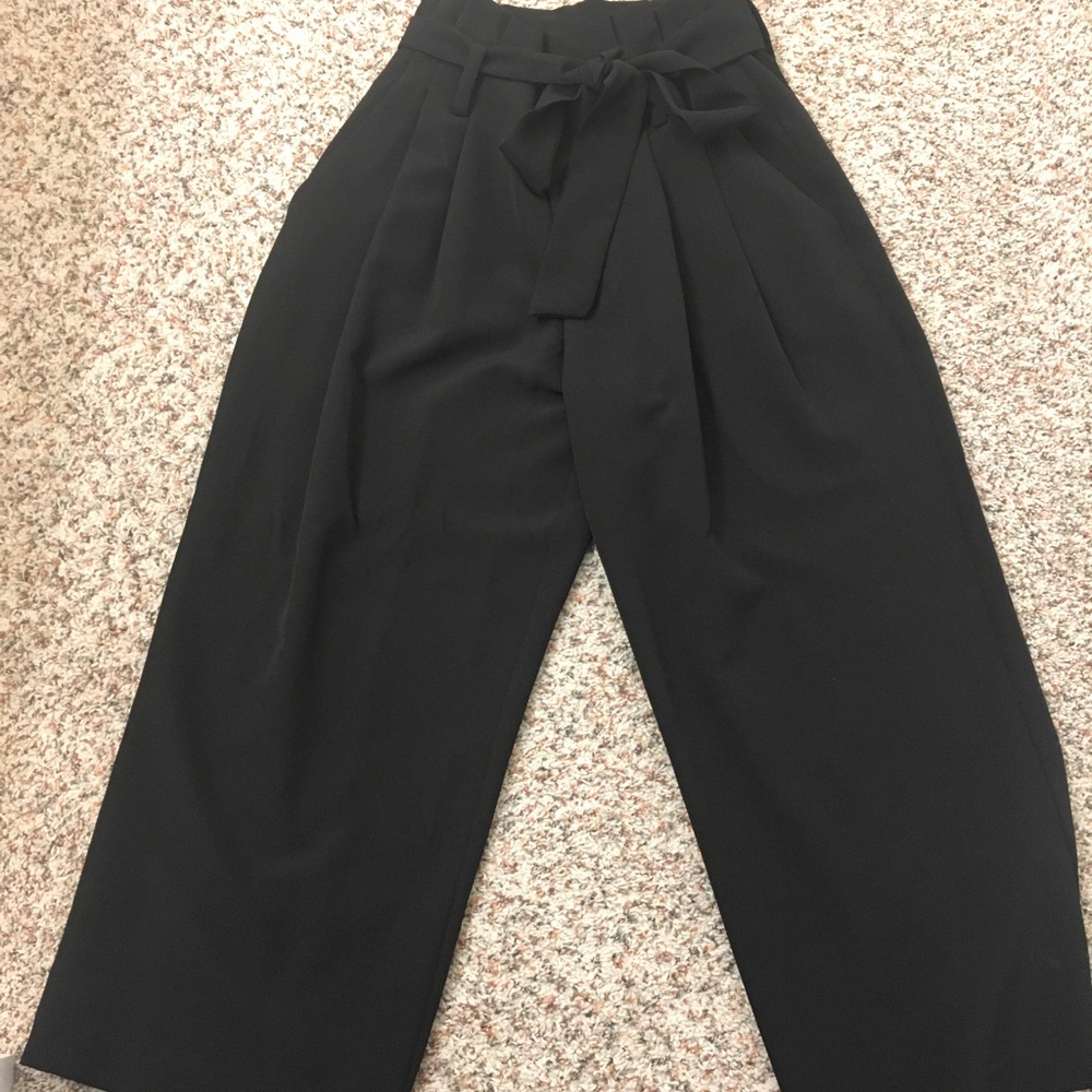 A New Day Black Paperbag Pant